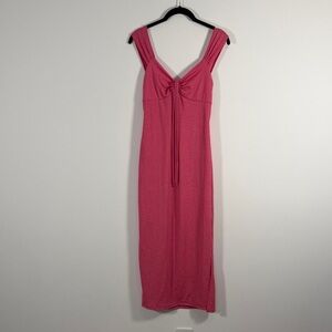NWOT Caution To The Wind Pink Midi Dress